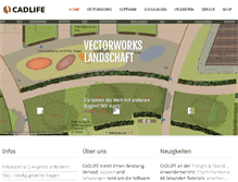 Tablet Screenshot of cadlife.de